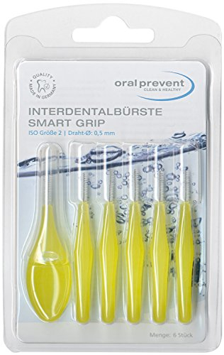 Oral Prevent Interdentalbürste Smart Grip 0,50 mm gelb, 6 St.