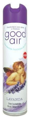 Ebano, Profumatore per ambienti e tessuti, Deodorante alla Lavanda, Formula senza acqua, Bombola, Formato 400 ml