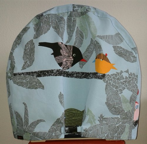 Decke Tuch Abdeckung Haube für Savic 553234 Vogelheim Vogelkäfig Evelyne 40, 52 x 32 x 55 cm, UNIKAT (blau, 65)