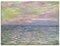 ARTLAND Wanddeko Leinwand Bilder Wandbild 120x90 cm Landschaften Sonnenuntergang über dem Meer bei Pourville 1882 Impressionismus Claude Monet T6PM