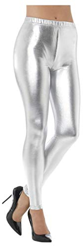 80s Metallic Disco Leggings (M)