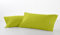 ESTELA - Funda de Almohada Combi Liso Color Pistacho - 2 Piezas de 45x95 cm - 50% Algodón-50% Poliéster - 144 Hilos