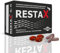 Restax 30+30 per alopecia androgenetica maschile. Antiandrogeno, ferma caduta di capelli e stimola ricrescita, softgel in olio di serenoa repens con massima purezza e dosaggio, formulazione bifasica
