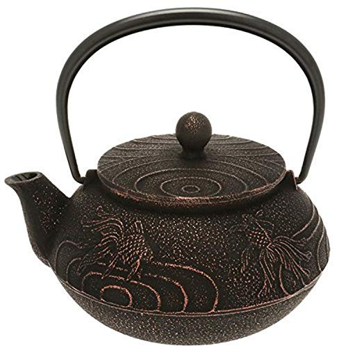 Iwachu Japanische Tetsubin-Teekanne, Eisen, Schwarz