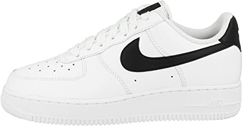 NIKE Women's Wmns Air Force 1 '07 Basketball Shoes, White Cream, 10.5 UK