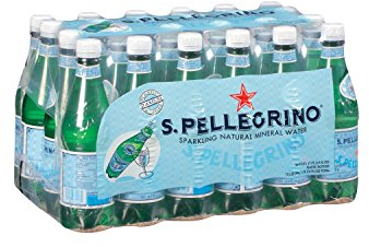 S.Pellegrino Sparkling Natural Mineral Water 0.5 L bottles, 24 ct. A1