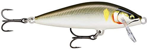Rapala - Angelköder Countdown Elite - Angelzubehör aus Balsaholz - Süßwasser-Spinnköder - Sinkend - Lauftiefe: 1,2m - Größe: 7,5cm / 10g - Hergestellt in Estland - Gilded Ayu
