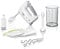 Bosch MFQ364V0 Handrührer Ergomixx, Vakuum-System, 450 W, Vakuum-Pumpe, Beutel und -Boxen, Mixstab, weiß