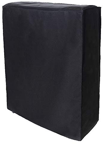 EBTOOLS Schutzhülle Klappstuhl, schwarz, Tragbar Möbelbezug, Staubschutz, für Klappbett, aus strapazierfähigem Oxford-Stoff, praktisch für Zuhause (102 x 33 x 104 cm)
