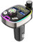 Aumotop Car MP3 Music Player BT Wireless FM Transmitter Radio Adapter USB/PD Car Charger 7 Colors LED Backlit Support TF Card/USB Disk Hands-Free Calling Voltage Display