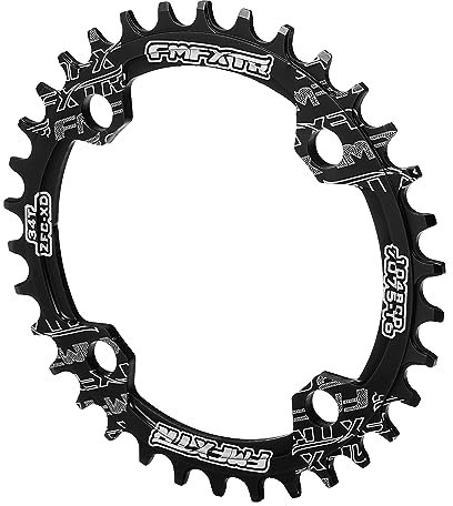 X AUTOHAUX 34 Zähne 104mm Fahrrad Breite Kettenblatt Kurbelgarnitur Zahnplatte schwarz