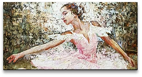 Paul Sinus Leinwandbild 120x60cm Ballerina Ballett Junge Frauen Tänzerin Malerisch Kunstvoll