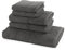 frottana Pearl Handtuch-Set, 2 Gästetücher 30 x 50 cm & Handtücher x 100 1 Duschtuch 67 x 140 aus 100% Baumwolle, Graphite, 2 * 30x50cm + 2 * 50x100cm + 1 * 67x140cm