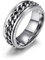 MeiLiSis Schmuckringe Für Unisex – Gezahnter Bierflaschenkettenring Hip Hop Hipster Ring, Hip Hop Vintage Trend Ring Schmuck Für Freund Geburtstagsgeschenk,Silber,7