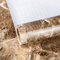 TOTIO Wasserfeste Selbstklebende Tapete Braun Klebefolie in Marmoroptik Vinyl Möbelfolie Granit Textur 60CMx9M Matt Dicker DIY Dekofolie für Küchenrückwände TV-Kulissen Küchenarbeitsplatten