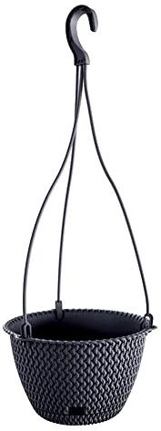 SPLOFY ROUND W 3L Hängepflanzgefäß, Abmessungen (mm) 230x230x145, Farbe Anthrazit