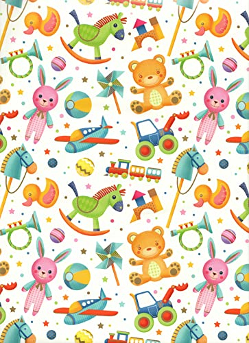 ARKRAFT Geschenkpapier Set 3 Blatt XXL 90 x 65 cm Kunststofffreie Verpackung Papier FSC (18-9230)