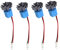 misppro 4X Mini Generador de Viento y Agua Turbina Generador Hidroeléctrico