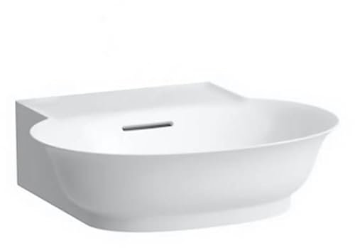 LAUFEN The New Classic Handwaschbecken, mit Überlauf, ohne Hahnloch, 500x450mm, H8158527571091, Farbe: weiß matt