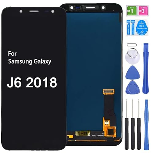 iYAiYO Écran TFT Écran Tactile Digitizer Remplacement Compatible avec Samsung J6 J600 Écran Complet avec Outils-Noir