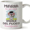 Mugffins Tazza Personalizzata in ceramica per VIGILE DEL FUOCO donna 11 oz / 350 ml - In italiano - Koalificati Personalizzati - Idea regalo per compleanno, anniversario, natale, laurea