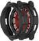 GEJEFA Cover per Samsung Galaxy Watch 6 Classic 47mm con Ghiera Rotante, [2 Pezzi] Ultra Sottile in Premium Silicone AntiGraffio Custodia con Protezione Completa, Nero