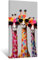 ZXHYWYM Giraffen Familien Leinwandbilder niedliche bunte Tier Poster Drucke lustige abstrakte Gemälde für Kinder Kinderzimmer Kinderzimmer Gerahmt (Bild-2, (30.00 x 60.00 cms))