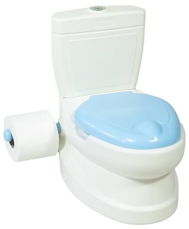 Kids Potty Training Toilet Seat | Toilet Potty with Flush Sound & Light | Portable Easy Clean Removable Pot & Seat | Toddler Potty Toilet | Educational Toddler Travel Essentials | One Size