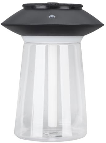 Humidificador de Atomización Fina, 2 Modos, Carga USB, Difusor de Aroma en Forma de Seta para el Hogar, Capacidad de 760ml para Habitación (Black)