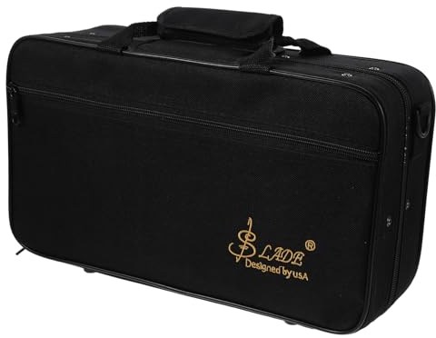 TOPPERFUN Oxford Klarinettentasche Mit Schulterriemen Tragbarer Aufbewahrungskoffer Für Klarinetten Schützende Instrumentenhülle Für Reisen