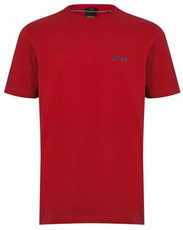 BOSS Men's T-Shirt Rn 10249533 01 Beach, Medium Red, XS