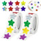 1000 Stück Sterne Aufkleber, Bunt Belohnung Sternaufkleber für Kinder 2,5 cm Selbstklebend Dekorative Stern Aufkleber, Stern Aufkleber für DIY, Scrapbooking, Geschenke, Grußkarten, Basteln (2 Rolle)
