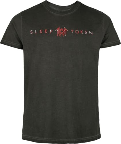 Sleep Token Moon Reflection Männer T-Shirt anthrazit M 100% Baumwolle Band-Merch, Bands