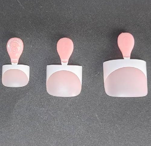 MUTIOVO Extra Short Toe Nail White French Tip BABY PINK,Soft Gel False Toenail Extension Kit,Thick Sharp Square Press On,Need Builder Gel & Apply Top Coat, No Glue included,for DIY x16 Sizes 224 pcs