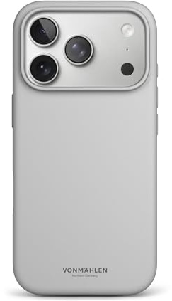 VONMÄHLEN Soft Silicone Case - Weiche Silikonhülle aus recycelten Materialien, kompatibel mit iPhone und MagSafe, Handyhülle mit Mikrofaserfutter und Kamera-Displayschutz