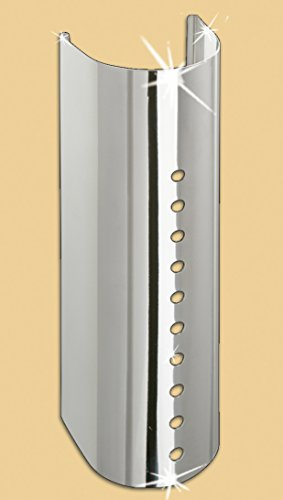 Wenko 17687100 Siphonabdeckung - Edelstahl rostfrei, 7.4 x 27.1 x 7.7 cm