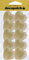 Decopatch Décopatch AC354O 10 Herzen aus Pappmaché, 2,5 x 4 x 4 cm, zum Verzieren und Aufhängen, Kartonbraun, 10er Pack
