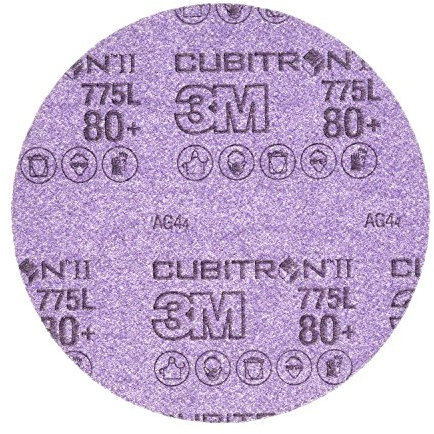 3 m Cubitron II Hookit film dischi abrasivi 775L, 12,7 cm x NH, 5 fori, 120 + c-weight, 250 per case (confezione da 50), 6, 50