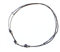 Collier trois perles de Tahiti sur cuir australien