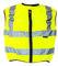 Korntex Hi-Vis Motorradweste, Warnweste Motorradfahrer, KXMOTOGL, Signal-Gelb L