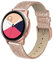 EDIMENS Bracelet en cuir véritable compatible avec Samsung Galaxy Watch 4,40 mm, 44 mm,20 mm,Pour homme et femme,Paillettes or rose