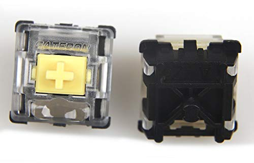 Commerci all'ingrosso KS-15 Gateron Interruttori ottici 70/PCS Interscambio per Gateron interruttori ottici tastiera SK61 SK64 (giallo ottico)