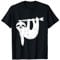 Faultier Musiker Geschenk Klarinette T-Shirt