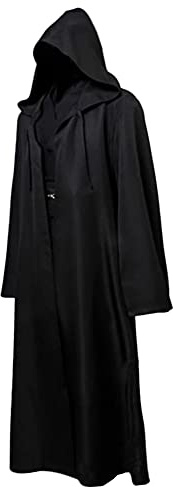 GraduatePro Star Wars-kostymer, Jedi Sith-rock för män, Darth Maul Sidious kappa, med huva, fin cosplay renässansfest