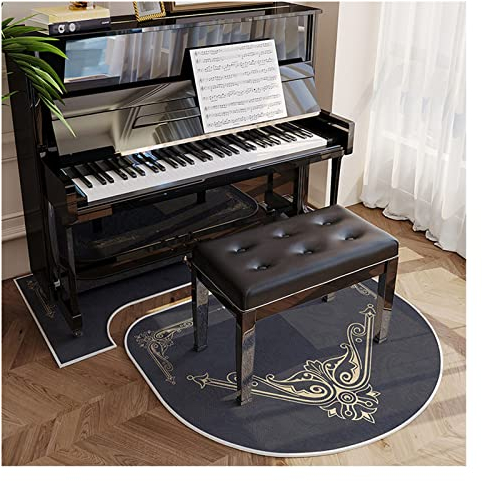 PPGE Klavier Schalldicht Teppich, Klavier Schallschutzmatte, Anti-Vibration Matte/rutschfest Teppich/Schallschutz Teppich/Bodenschutzmatte Teppich/160×70 cm SchalldäMmung Klavierteppich (Color:E)
