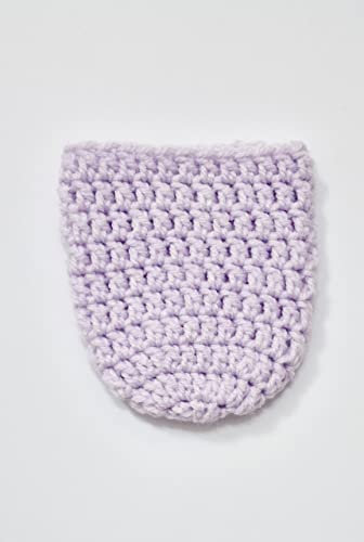 CraftsbySaima Baby Bottle Cover - Purple, Cartoon Pattern, 160ml, MAM Bottle Not Included