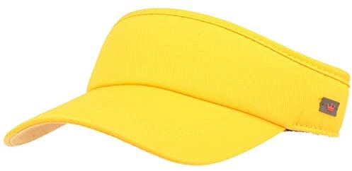 Balke Sonnenschild Visor mit Klettverschluss für Damen und Herren One Size, Curry