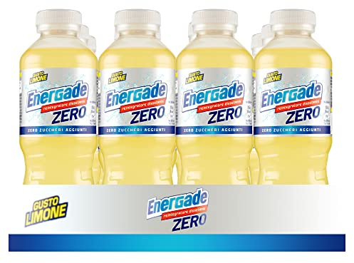 Caiya Shop Energade ZERO gusto LIMONE- 12 x 500 ml - Integratore Dissetante Sport