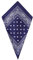 Navy Blue Paisley Bandana Head Scarf Headbands Handkerchief Cowboy Cotton Bib Party Face Covering Headwear For Motorcycling Mens Womens Unisex