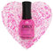 ORLY Let’s Go Girls Nail Polish Topper (18ml), Pink Holographic Confetti Nail Varnish